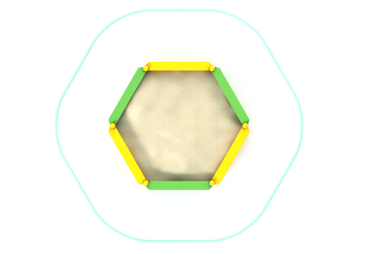Песочница "Бунгало" ПС-004