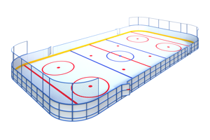 Хоккейная коробка ХП-002